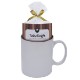 Colored Stoneware Mug w/ Cake Mix Gift Set, 11 oz.