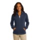 Port Authority® Slub Fleece Full Zip Ladies' Jacket