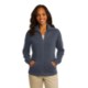 Port Authority® Slub Fleece Full Zip Ladies' Jacket