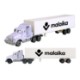 Die Cast Tractor Trailer Truck, 7-1/2"