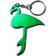 Flamingo Aluminum Bottle Opener Key Chain