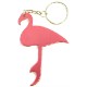 Flamingo Aluminum Bottle Opener Key Chain