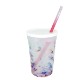 Rainbow Confetti Mood Stadium Cup, Straw & Lid Set, 22oz.
