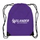 Broadway Polyester Drawstring Backpack