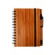 Syracuse Bamboo Cover Notebook & Pen Set, 5-1/2" x 7-1/8"