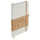 Recycled Cotton and Cork Bound Notebook, 5-1/2" x 8-1/2"