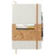 Recycled Cotton and Cork Bound Notebook, 5-1/2" x 8-1/2"