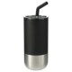 Lagom Travel Tumbler w/ Stainless Steel Straw, 16 oz.