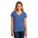 District® Re-Tee® Poly/Cotton Ladies' V-Neck Tee