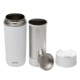 Perka® Macchiato Double Wall Coffee/Tea Press Tumbler, 12oz.