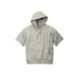 Champion® Reverse Weave® Cotton/Poly Fleece Men's Short Sleeve Hooded Sweatshirt