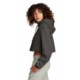 Champion® Reverse Weave® Cotton/Poly Fleece Cropped Cut-Off Ladies' Hooded Sweatshirt