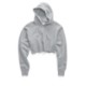 Champion® Reverse Weave® Cotton/Poly Fleece Cropped Cut-Off Ladies' Hooded Sweatshirt