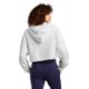 Champion® Reverse Weave® Cotton/Poly Fleece Cropped Cut-Off Ladies' Hooded Sweatshirt