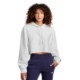 Champion® Reverse Weave® Cotton/Poly Fleece Cropped Cut-Off Ladies' Hooded Sweatshirt