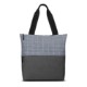Flannel Check Accent Polyester Tote Bag