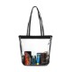 Sigma Clear Polyester Zippered Tote