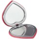 Heart Leatherette Compact Mirror