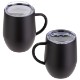 Calibre Vacuum Insulated Ceramic Inside-Coated Coffee Mug, 12oz.
