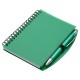 Hardcover Notebook w/ Matching Ballpoint Pen, 6-1/8" x 5-1/4"