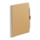 FSC Mix Pocket Spiral Notebook w/ Pen, 4" x 6"