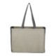 Recycled Cotton Contrast Side Shopper Tote