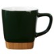 Ceramic Mug w/ Removable Bamboo Coaster, 11oz.