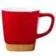 Ceramic Mug w/ Removable Bamboo Coaster, 11oz.