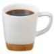 Ceramic Mug w/ Removable Bamboo Coaster, 11oz.