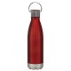 Swiggy Stainless Steel Vacuum Insulated Bottle w/ Bamboo Lid, 16oz.