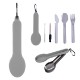 Travel Utensil Set w/ Silicone Holder