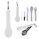 Travel Utensil Set w/ Silicone Holder