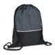 Crosshatch Heather Drawstring Backpack