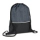 Crosshatch Heather Drawstring Backpack