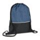 Crosshatch Heather Drawstring Backpack