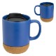 Balsamo Ceramic Mug w/ Cork Base, 12oz.