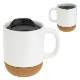 Balsamo Ceramic Mug w/ Cork Base, 12oz.