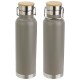 Cusano Vacuum Insulated Stainless Steel Bottle w/ Bamboo Cap, 22oz.