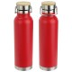 Cusano Vacuum Insulated Stainless Steel Bottle w/ Bamboo Cap, 22oz.