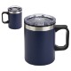 Zara Stainless Steel & Polypropylene Mug, 14oz.