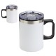 Zara Stainless Steel & Polypropylene Mug, 14oz.