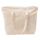 Zippered Cotton Canvas Boat Tote