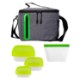 Portion Control & Food Bag Oval Cooler Lunch Set