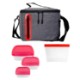 Portion Control & Food Bag Oval Cooler Lunch Set