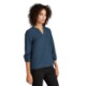 MERCER+METTLE™ Stretch Crepe 3/4 Sleeve Ladies' Blouse