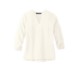 MERCER+METTLE™ Stretch Crepe 3/4 Sleeve Ladies' Blouse