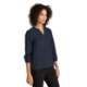 MERCER+METTLE™ Stretch Crepe 3/4 Sleeve Ladies' Blouse