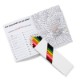 Deluxe Adult Activity Journal Book & 8 Piece Colored Pencil Set