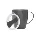 Haus Double Wall Stainless Steel Desk Mug, 12oz.