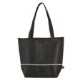 Zippered Top rPET Non-Woven Cooler Tote